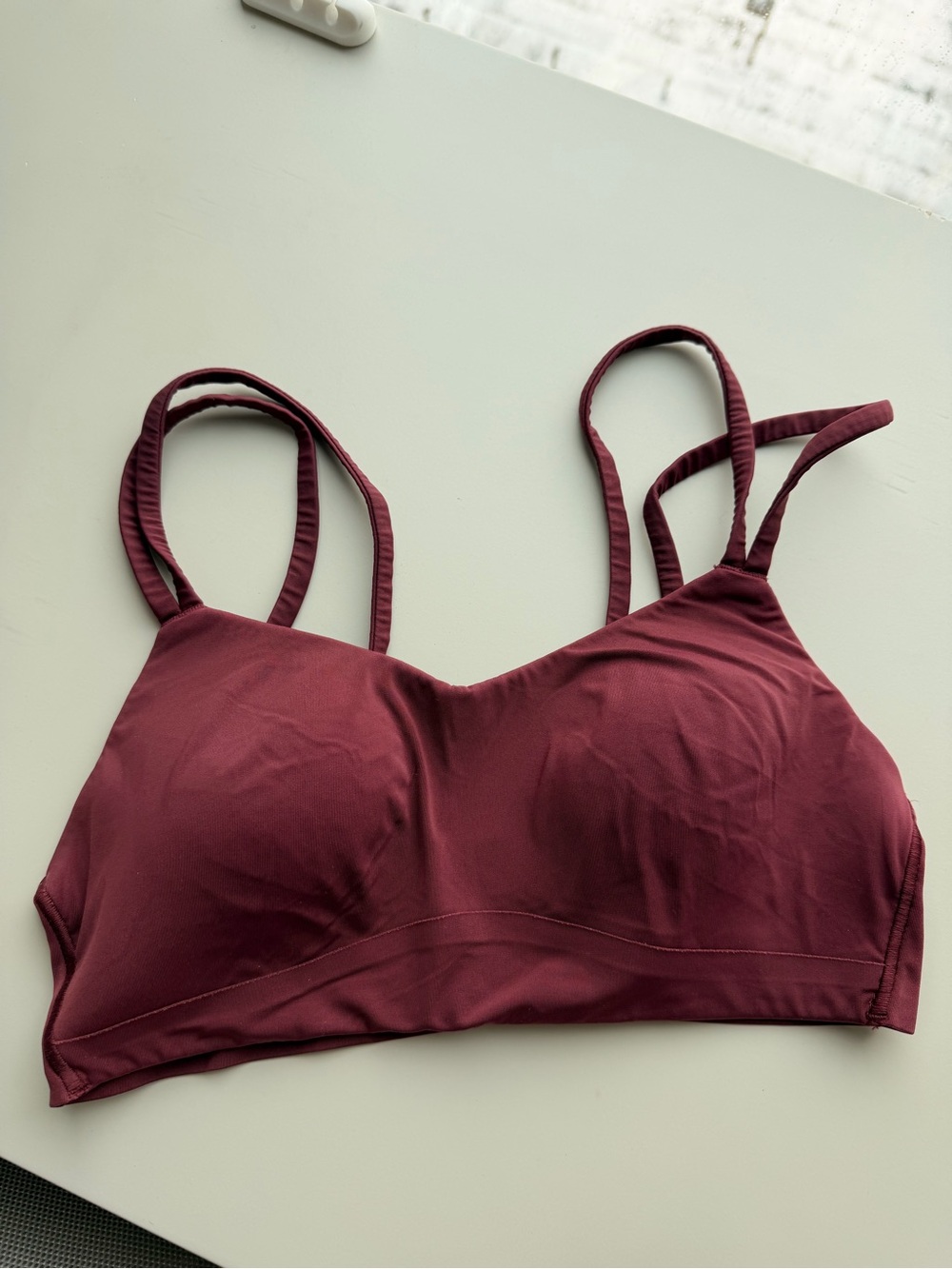 lululemon athletica Wine Double-Strap Sports Bra
